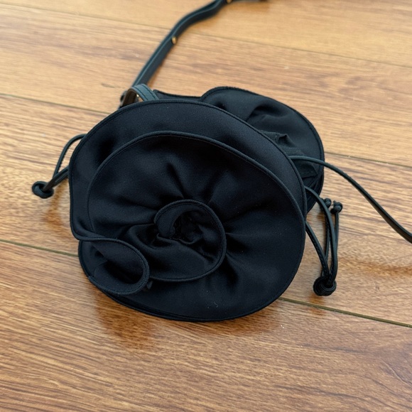 MAGDA BUTRYM BLACK ROSE PURSE - Picture 6 of 16